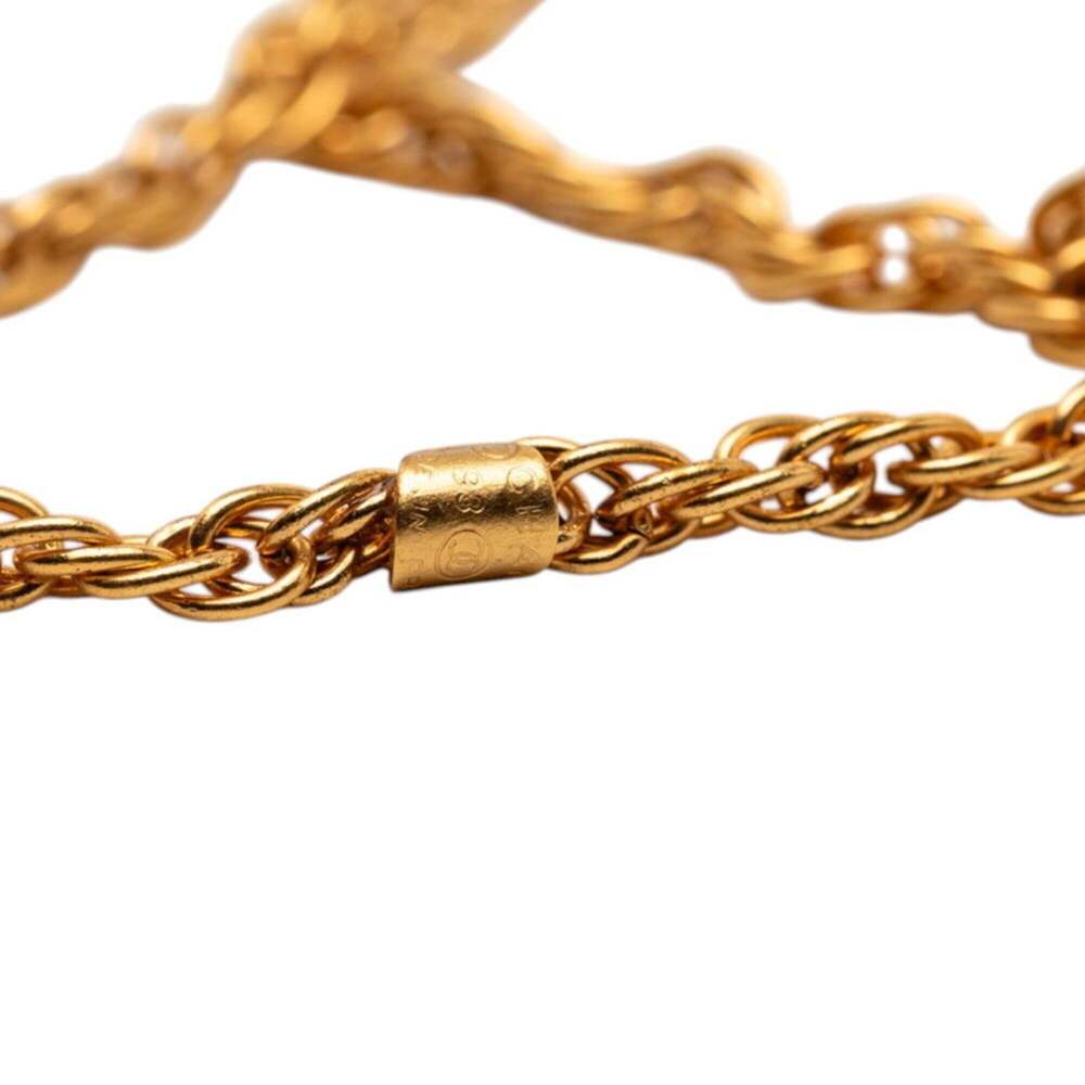 CHANEL Vintage Gold Logo Necklace - Picture 5 of 6